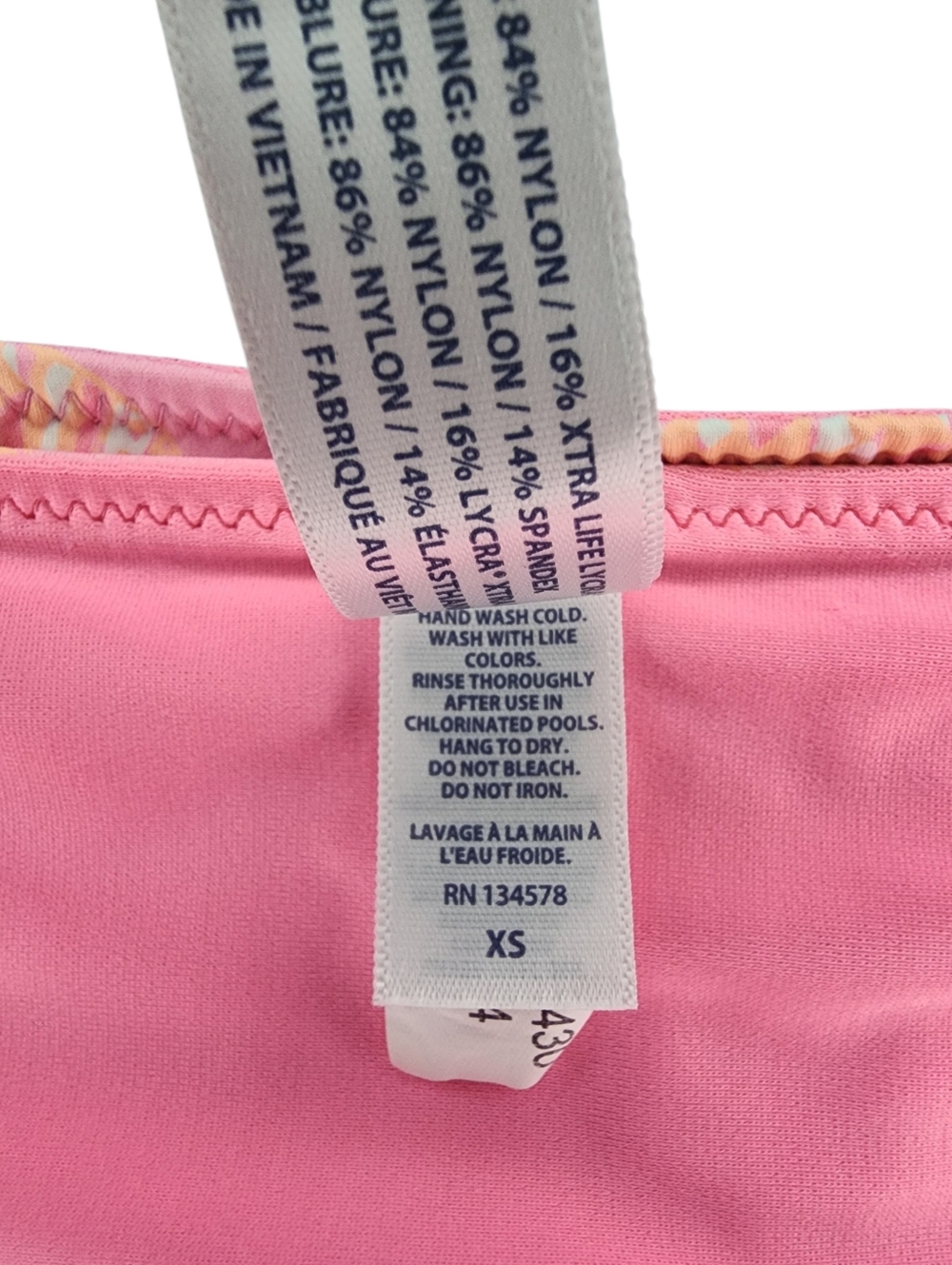 Vineyard Vines Bandeau Bikini Set, Womens XS - Picture 7 of 10